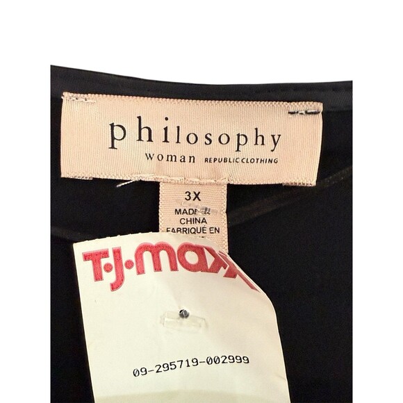 Philosophy Women’s 3x Black Cardigan Duster - Picture 10 of 16